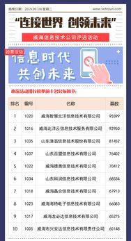 连接世界，创领未来 威海信息技术公司评选活动聚焦计算机软件开发与运维服务